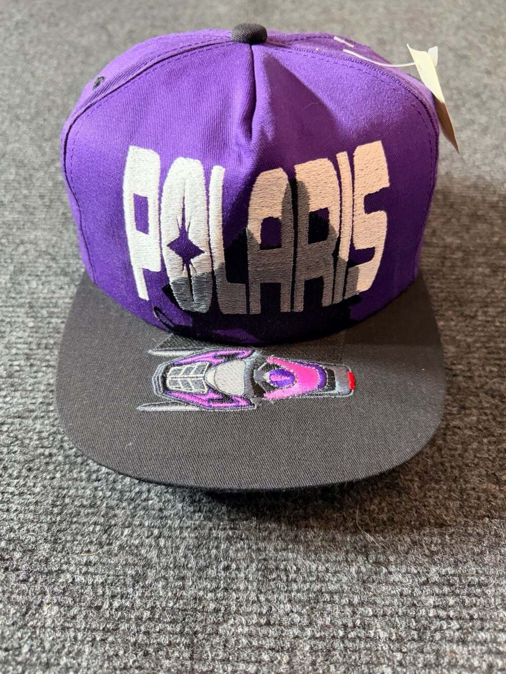 Vintage Style K-Products Polaris Snowmobile Snapback Hat